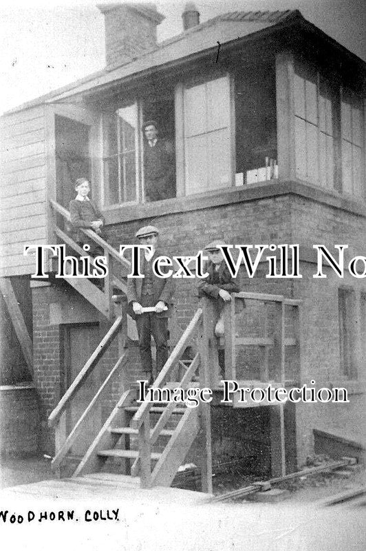 NO 1587 - Woodhorn Colliery Signal Box, Ashington, Northumberland c1912