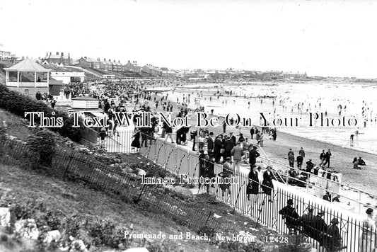 NO 1603 - Promenade & Beach, Newbiggin By The Sea, Northumberland