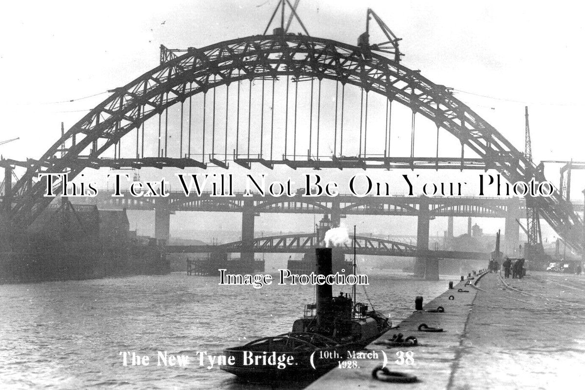 NO 1605 - The New Tyne Bridge, Newcastle Upon Tyne, Northumberland