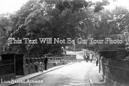 NO 1640 - Lion Bridge, Alnwick, Northumberland c1928