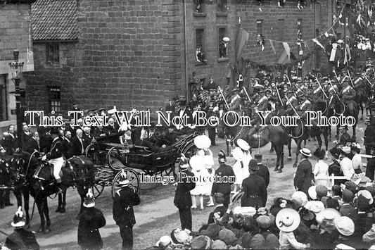 NO 165 - Royal Visit, Alnwick, Northumberland 1908