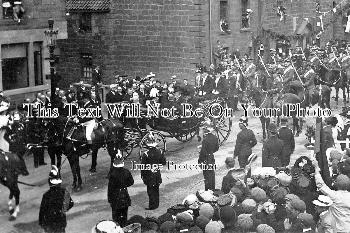 NO 166 - Royal Visit, Alnwick, Northumberland 1908