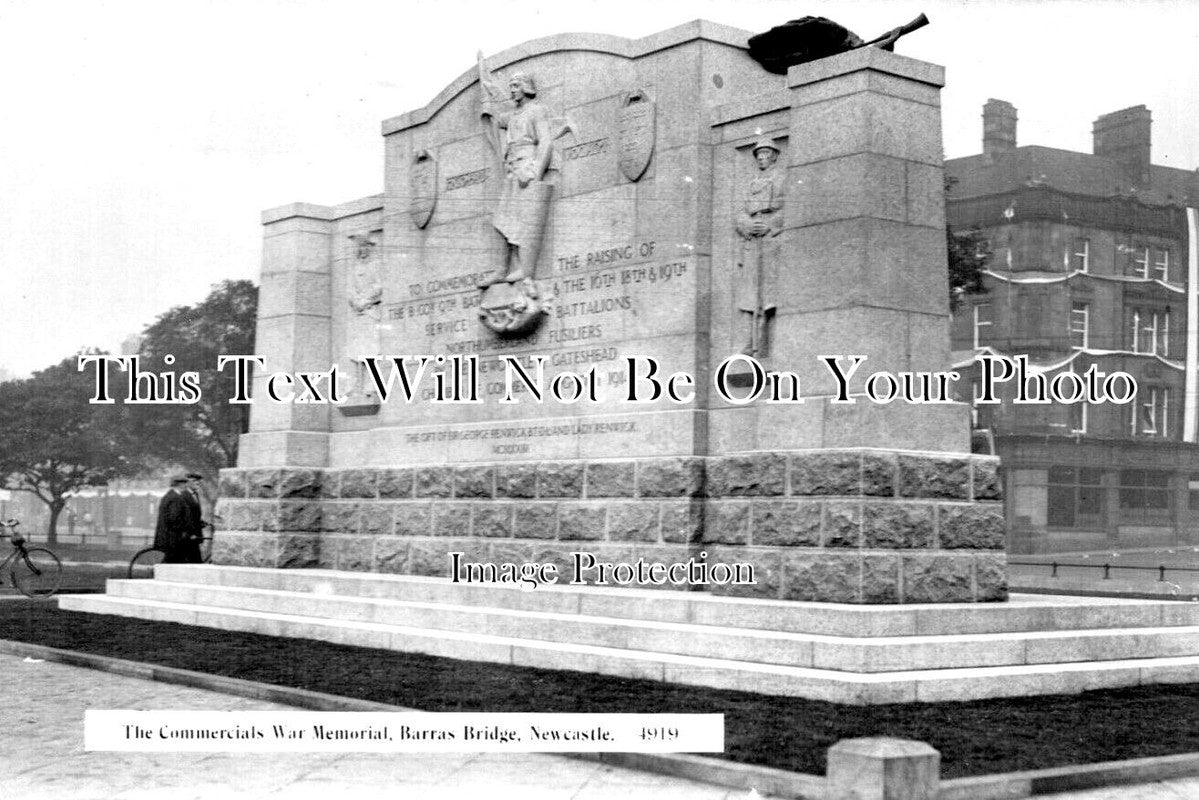 NO 1676 - The Commercials War Memorial, Barras Bridge, Newcastle