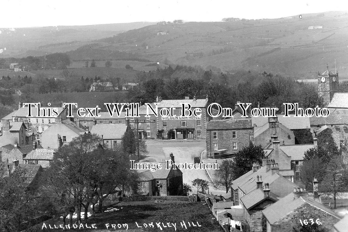 NO 1721 - Allendale From Lonkley Hill, Northumberland