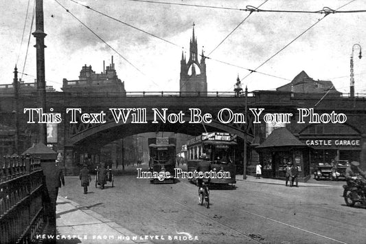 NO 1728 - Newcastle From High Level Bridge, Gateshead