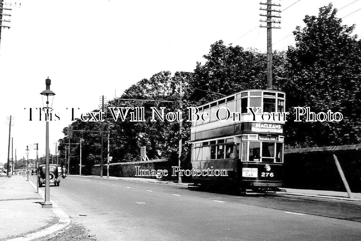 NO 1758 - Tram To Gosforth Park, Newcastle, Northumberland