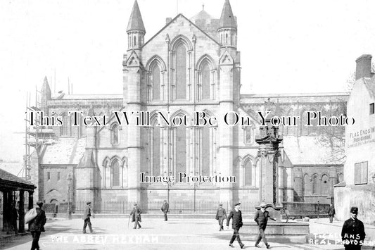 NO 1776 - The Abbey, Hexham Market Place, Northumberland c1910