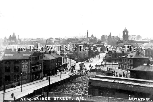 NO 1777 - New Bridge Street, Newcastle Upon Tyne, Northumberland c1908