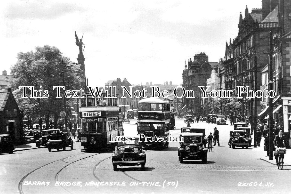 NO 1789 - Barras Bridge, Newcastle On Tyne, Northumberland c1938