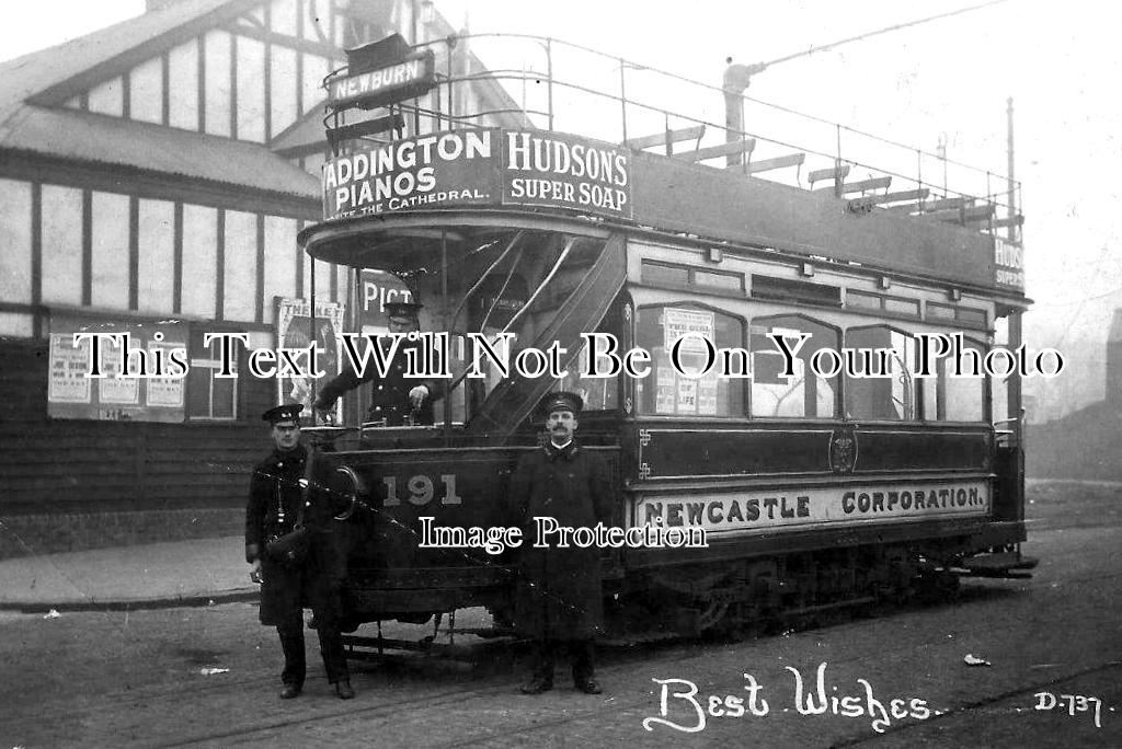 NO 1807 - Newcastle Corporation Tramways, Northumberland