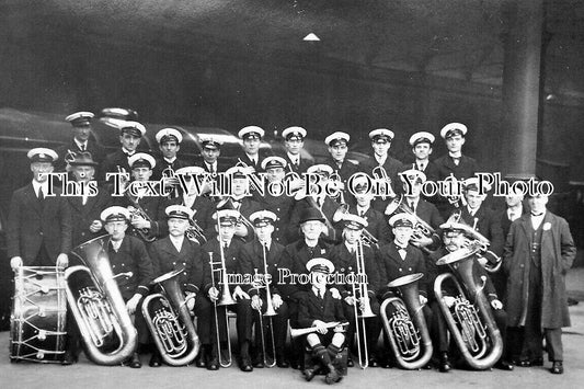 NO 1809 - Newcastle & District LNER Workers Brass Band, Northumberland 1928