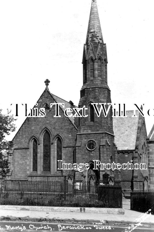 NO 1825 - St Marys Church, Berwick On Tweed, Northumberland