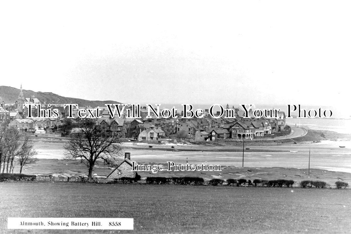 NO 1833 - Alnmouth Showing Battery Hill, Northumberland c1938