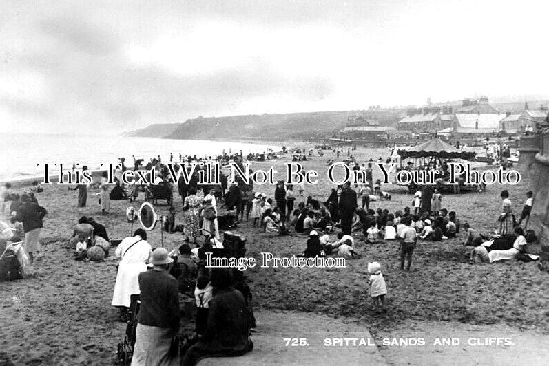 NO 1838 - Spittal Sands & Cliffs, Northumberland c1938