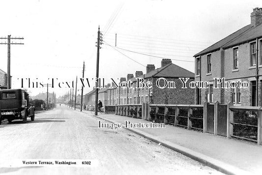 NO 1869 - Western Terrace, Washington, Northumberland c1945