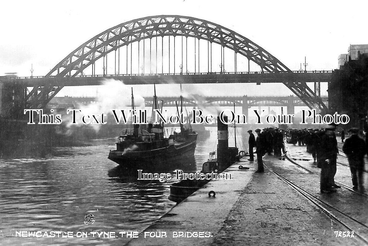 NO 1881 - The Four Bridges, Newcastle On Tyne, Northumberland