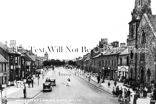 NO 1885 - Main Street Looking South, Spittal, Northumberland c1949