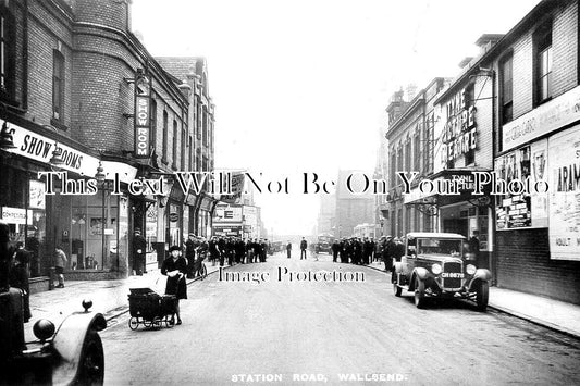 NO 1903 - Station Road, Wallsend, Northumberland c1939