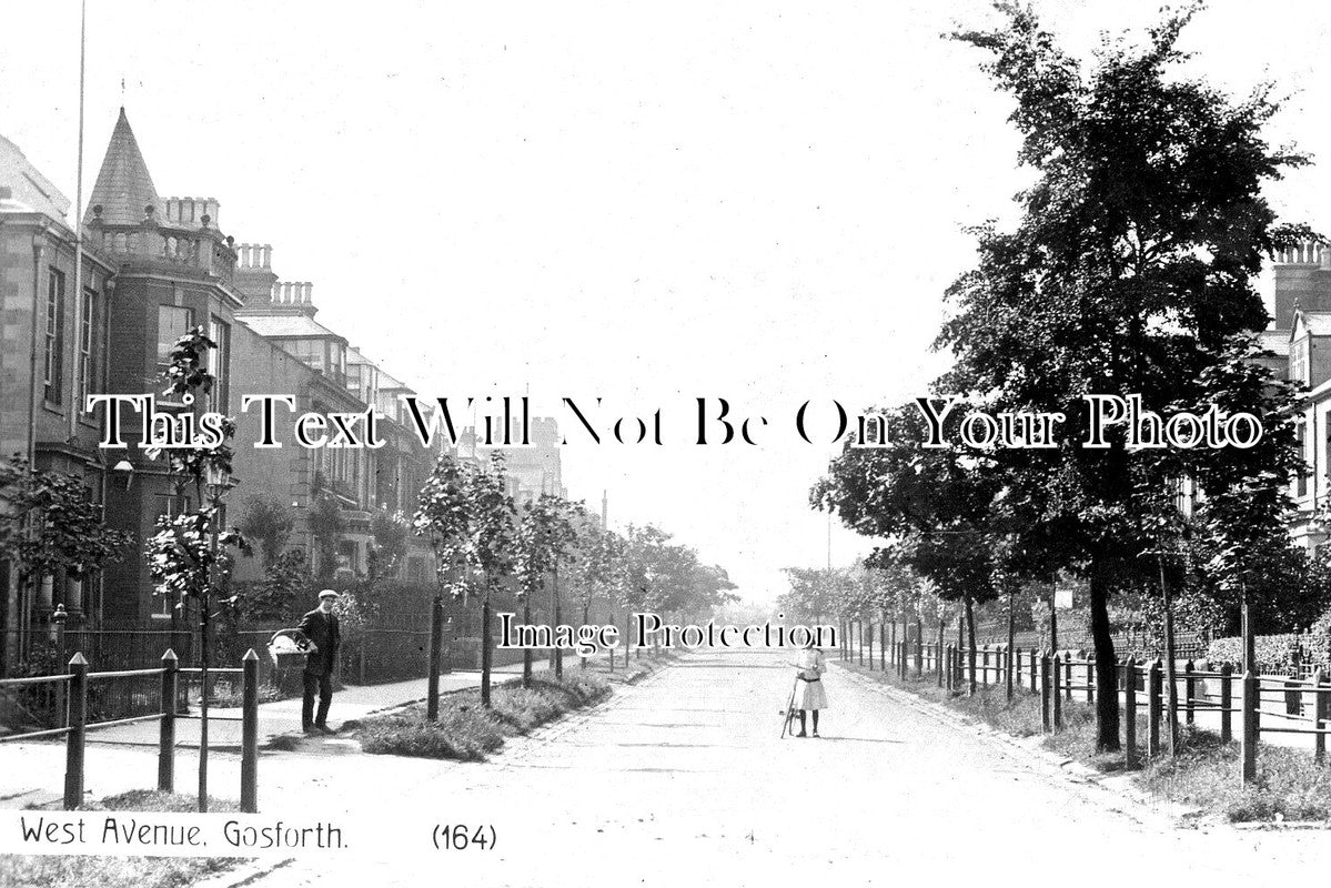 NO 1916 - West Avenue, Gosforth, Newcastle, Northumberland c1911