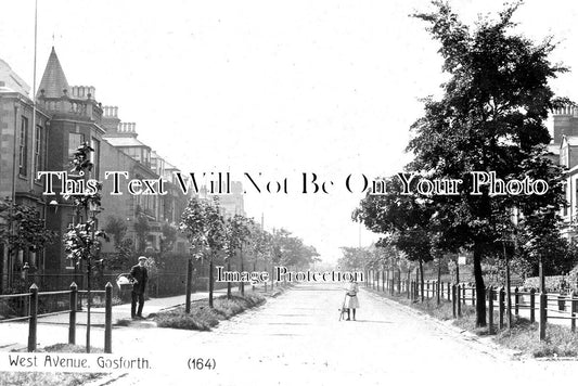 NO 1916 - West Avenue, Gosforth, Newcastle, Northumberland c1911