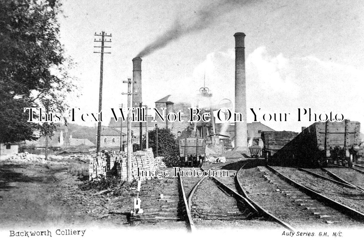 NO 1923 - Backworth Colliery, Coal, Newcastle Upon Tyne, Northumberland
