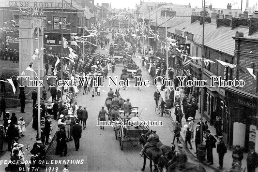 NO 1936 - WW1 Peace Day Celebrations, Blyth, Northumberland 1919