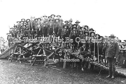 NO 1949 - Boy Scouts Group, Backworth, Northumberland c1912