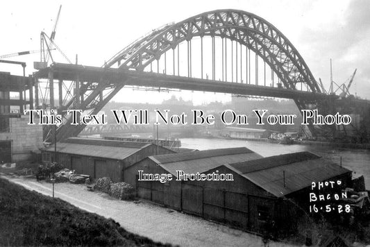 NO 1956 - New Tyne Bridge Construction, Newcastle Upon Tyne 1928