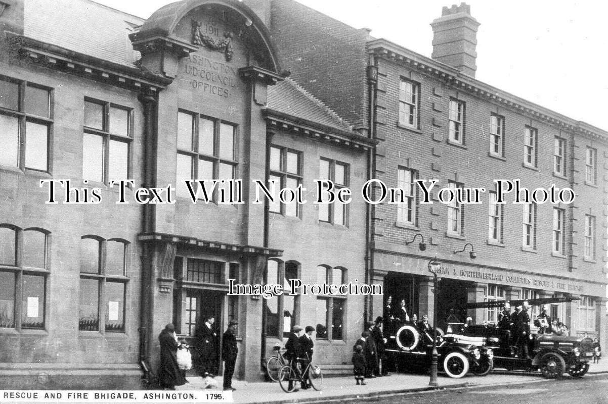 NO 1974 - Rescue & Fire Brigade Station, Ashington, Morpeth, Northumberland