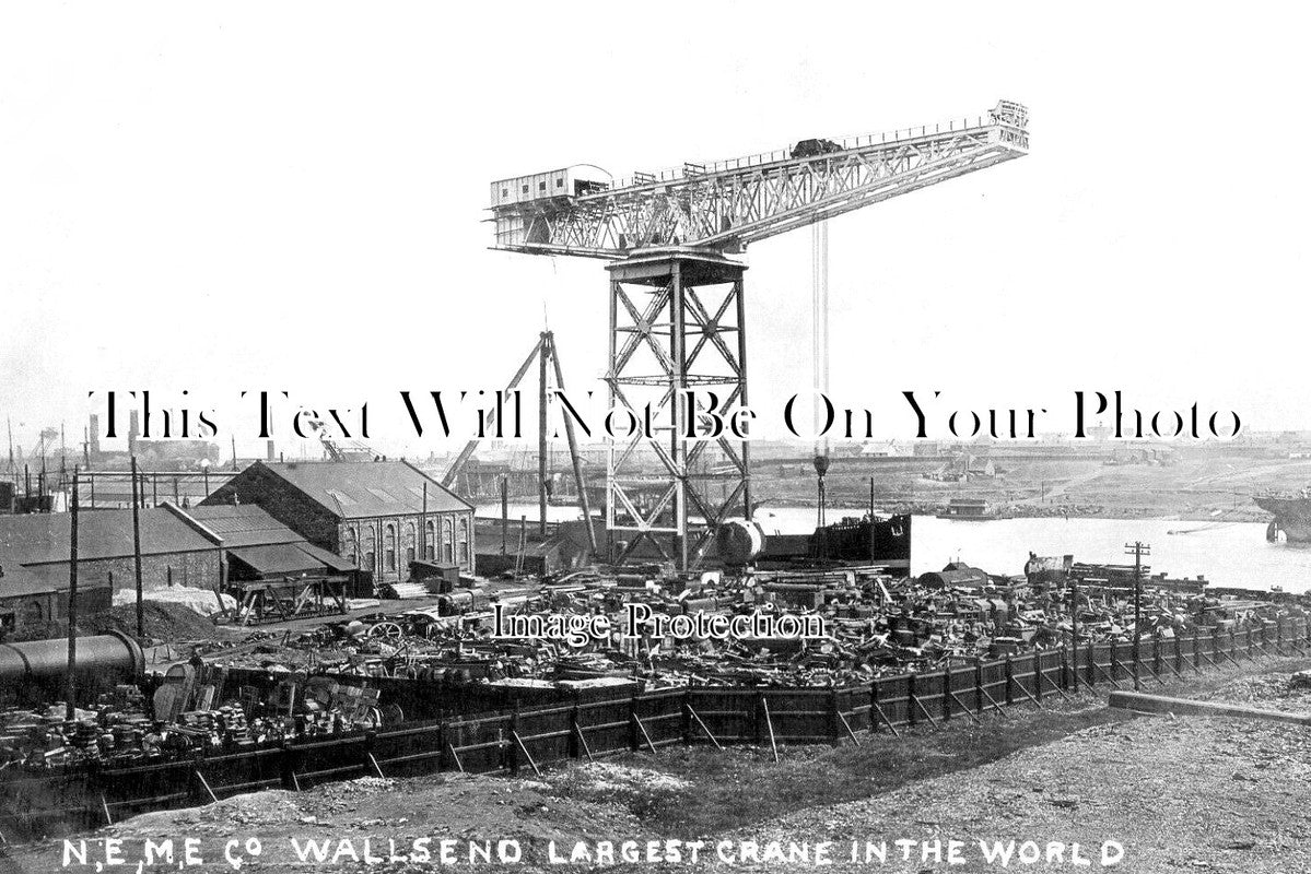 NO 1975 - Wallsend Largest Crane In The World, Newcastle Upon Tyne