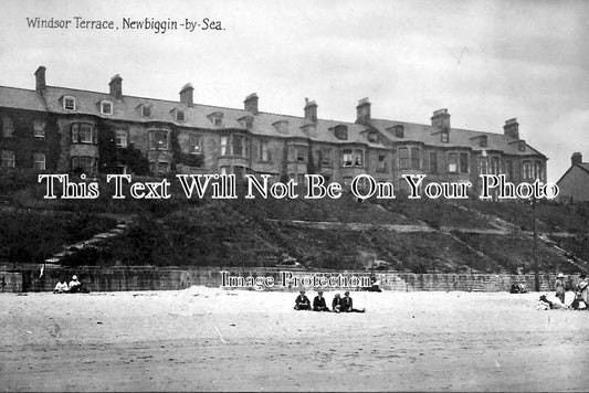 NO 198 - Windsor Terrrace, Newbiggin By The Sea, Northumberland c1900