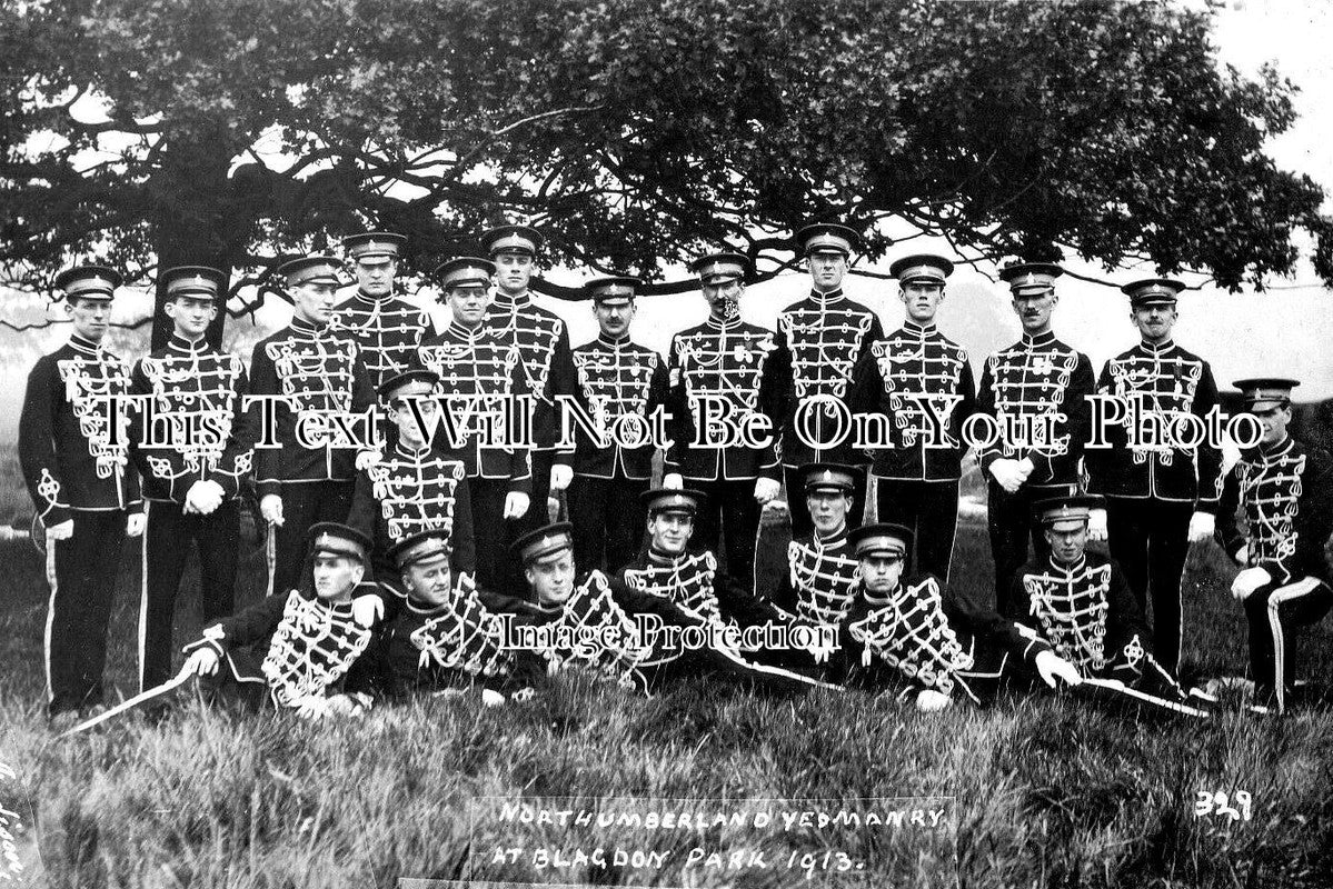 NO 1981 - Northumberland Yeomanry At Blagdon Park, Newcastle 1913