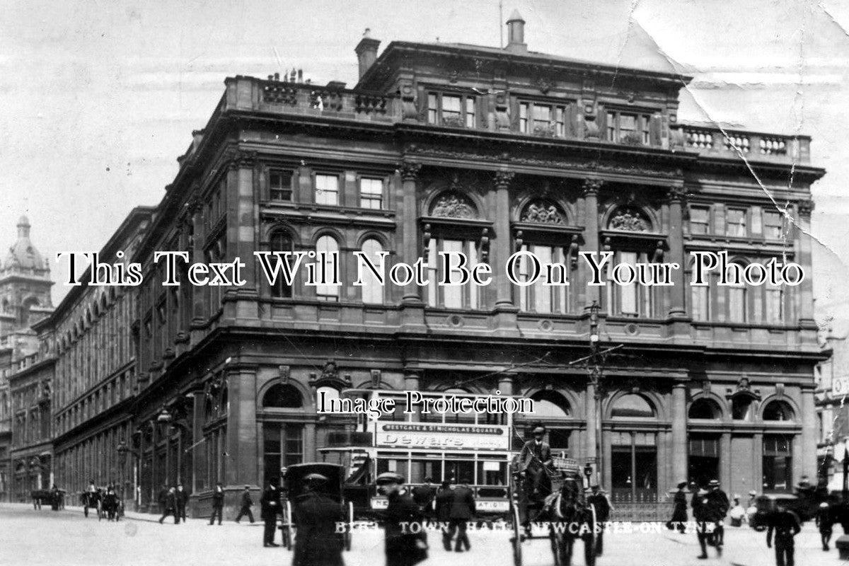 NO 200 - Town Hall, Newcastle On Tyne, Northumberland c1922