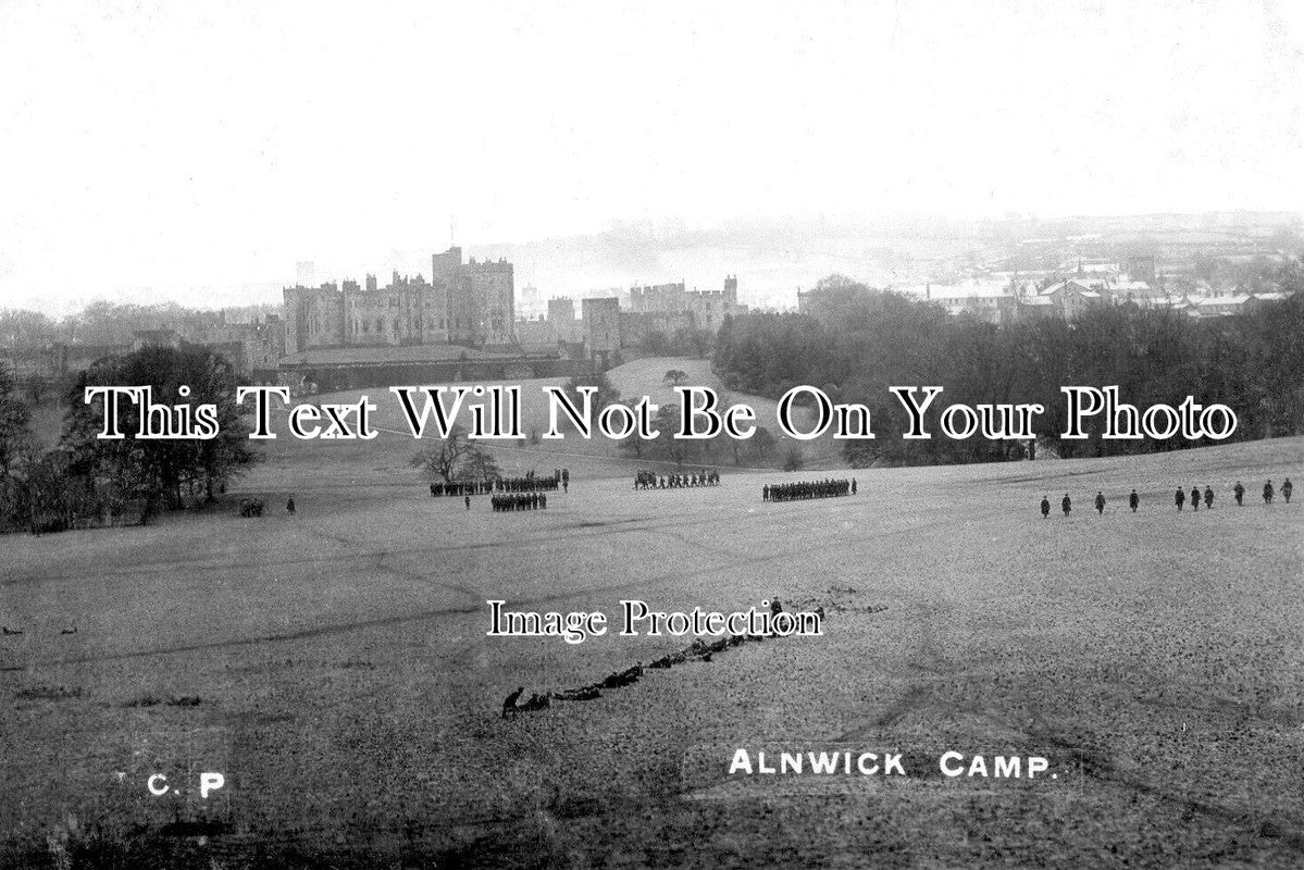 NO 2011 - Alnwick Military Camp, Morpeth, Northumberland c1915