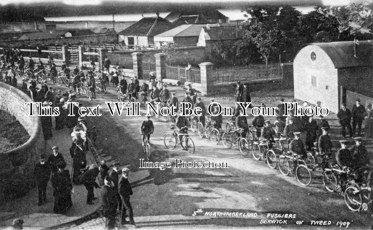 NO 2015 - 5th Northumberland Fusiliers, Berwick Upon Tweed 1909