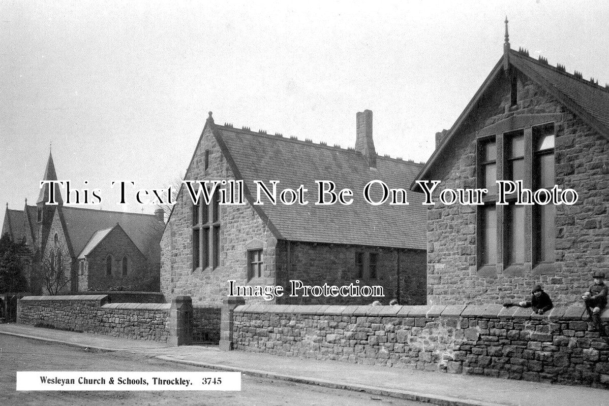 NO 2021 - Wesleyan Church & Schools, Throckley, Northumberland c1920