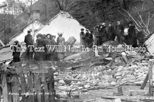 NO 2056 - Fatal Landslip At West Wylam Colliery, Prudhoe, Northumberland 1910