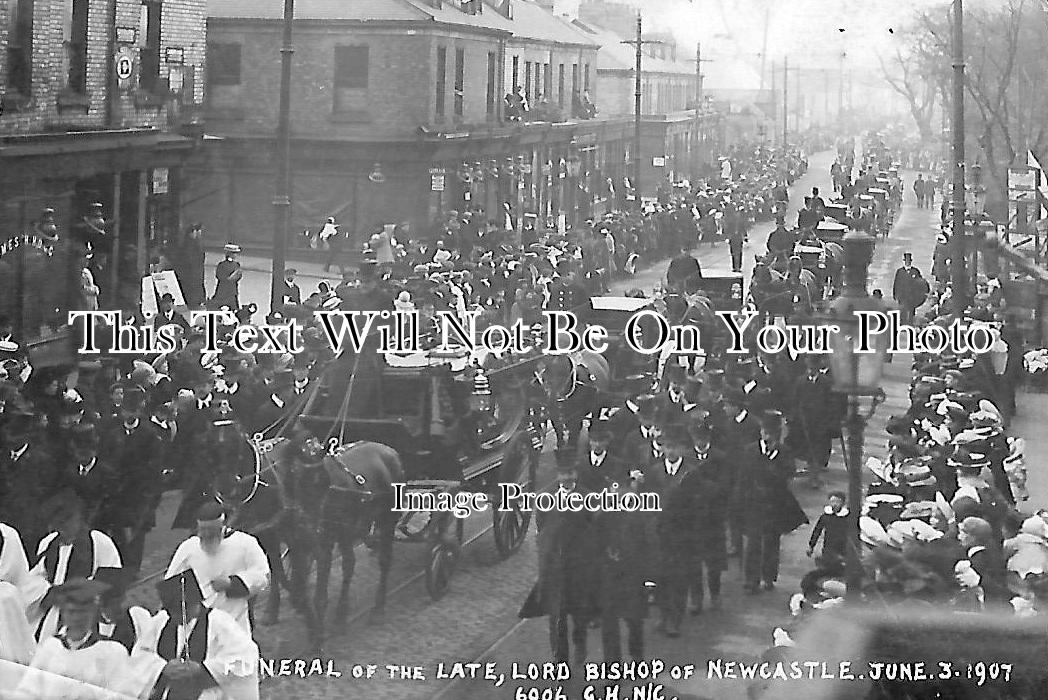 NO 206 - Funeral Of Late Lord Bishop, Newcastle, Northumberland c1907