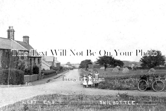NO 2062 - West End, Shilbottle, Alnwick, Morpeth, Northumberland c1912