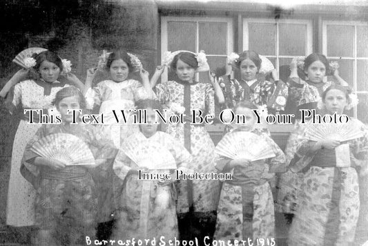 NO 2087 - Barrasford School Concert, Hexham, Northumberland 1915