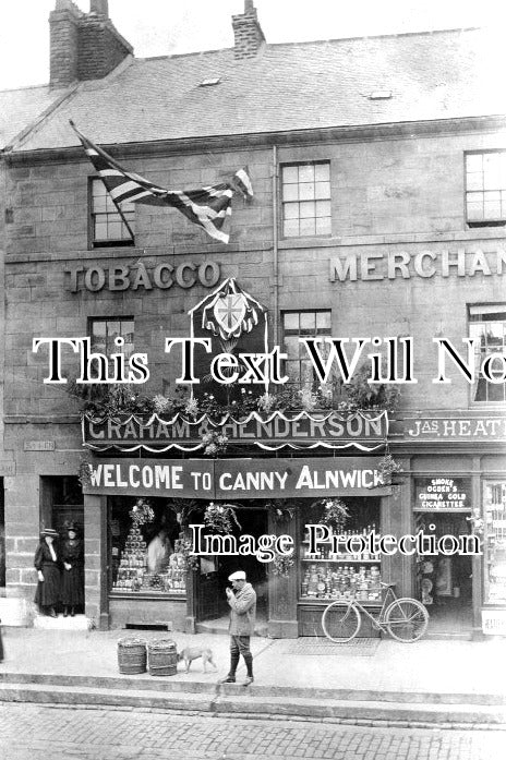 NO 2094 - Kings Visit To Alnwick, Northumberland c1906