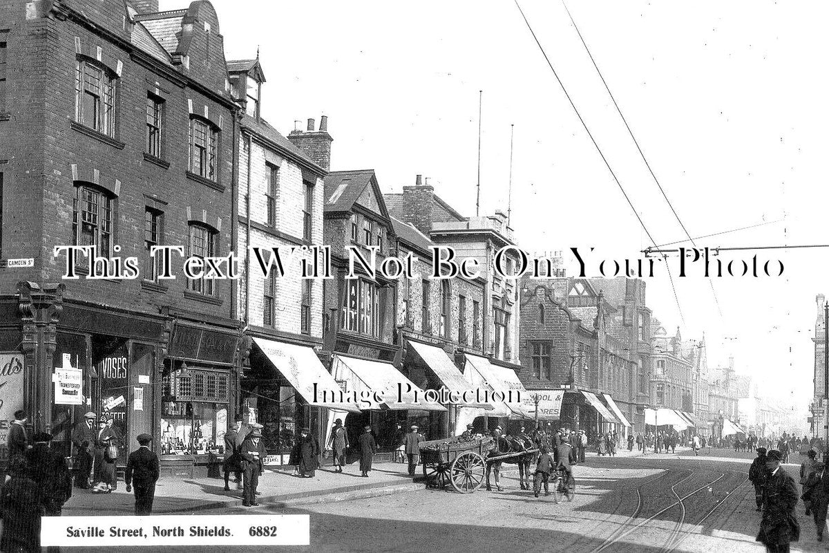 NO 2126 - Saville Street, North Shields, Newcastle Upon Tyne c1927