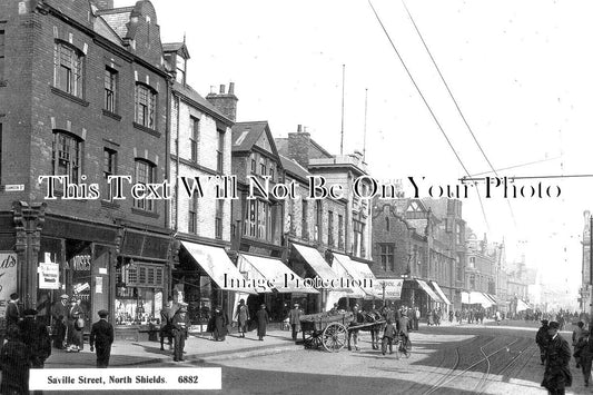 NO 2126 - Saville Street, North Shields, Newcastle Upon Tyne c1927