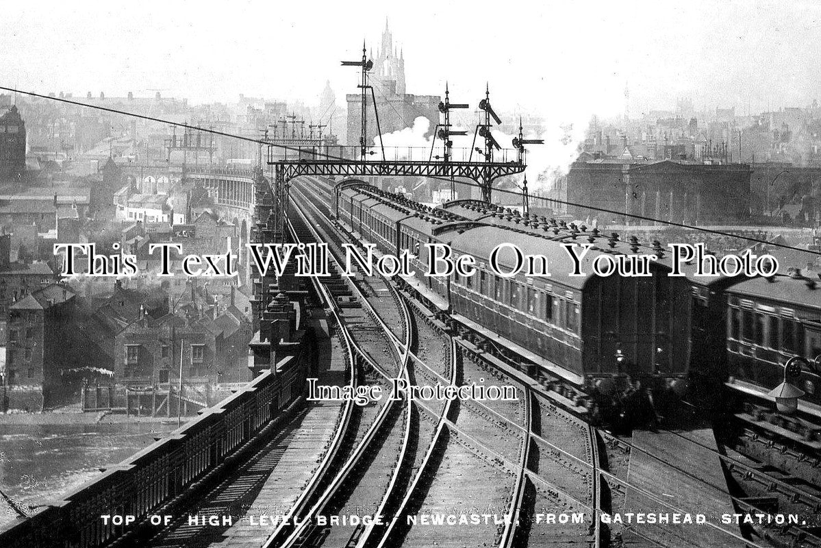 NO 2127 - High Level Bridge From Gateshead Railway Station, Newcastle