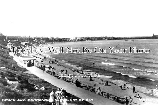 NO 2148 - Beach & Promenade, Newbiggin By Sea, Northumberland