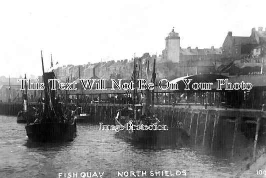 NO 2178 - Fish Quay, North Shields, Northumberland c1920