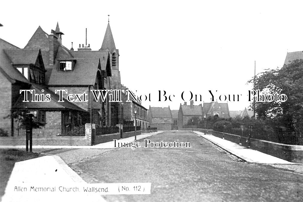 NO 2192 - Allen Memorial Church, Wallsend, Northumberland c1912