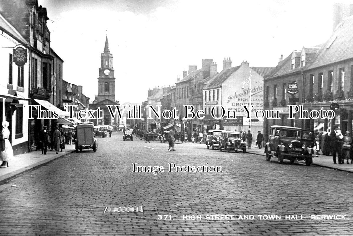 NO 2208 - High Street & Town Hall, Berwick, Northumberland