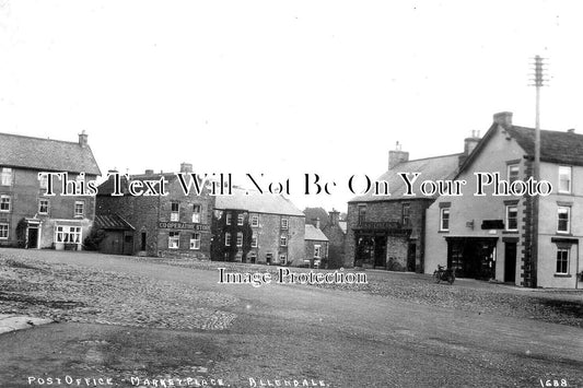 NO 2232 - Post Office & Market Place, Allendale, Northumberland