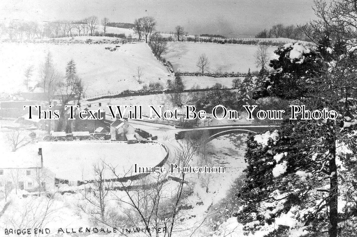 NO 2234 - Bridge End, Allendale, Northumberland c1906